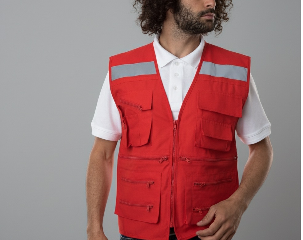 Chaleco Geologo Rojo $7.199