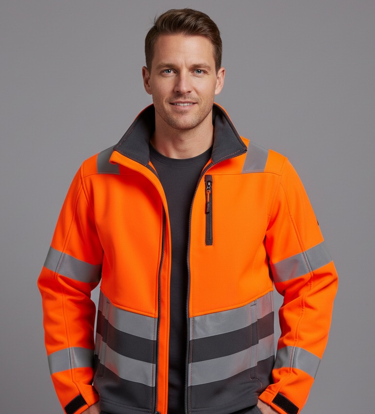 Chaqueta Softshell Naranjo $29.990